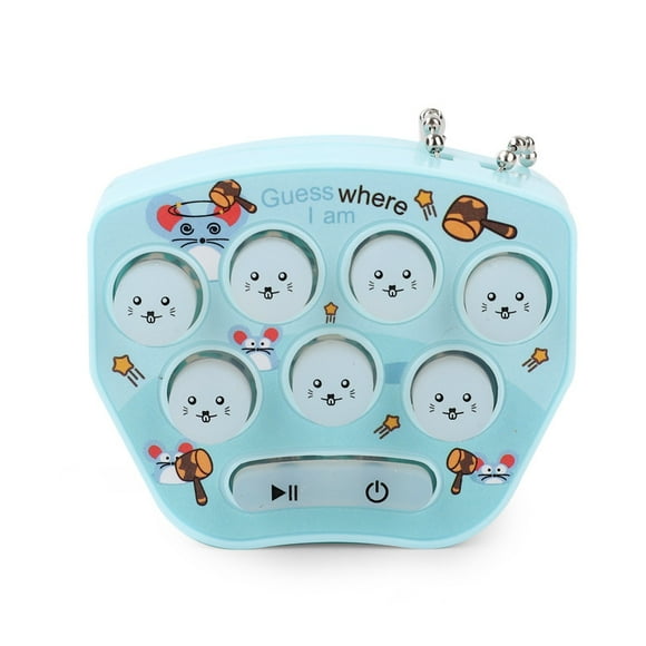 Botón de Hámster Electrónico Llave de Juguete Mini Hámster Juego de Memoria Juguete Botón de Hámster Electónica Mácina de Juego