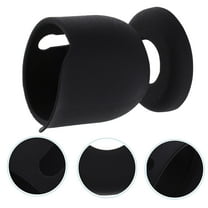 UPOUART 1 Set Black Silicone Camera Rain Cover for Security Camera with Weatherproof Housing 3.9x3.9x3.7in
