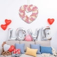 thumbnail image 5 of Heart Door Decorations Outdoor Wreaths, Valentines Day Ornament Heart Shaped Wreath, Valentine's Day Party Decorations, Wreath for Spring Galentine's Day Decor, 5 of 6