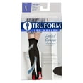 thumbnail image 4 of Truform Women's Stockings, Thigh High, Closed Toe: 20-30 mmHg, Beige, X-Large, 4 of 5