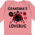 thumbnail image 4 of Inktastic Valentine's Day Grandma's Lovebug Girls Long Sleeve Baby Bodysuit, 4 of 5