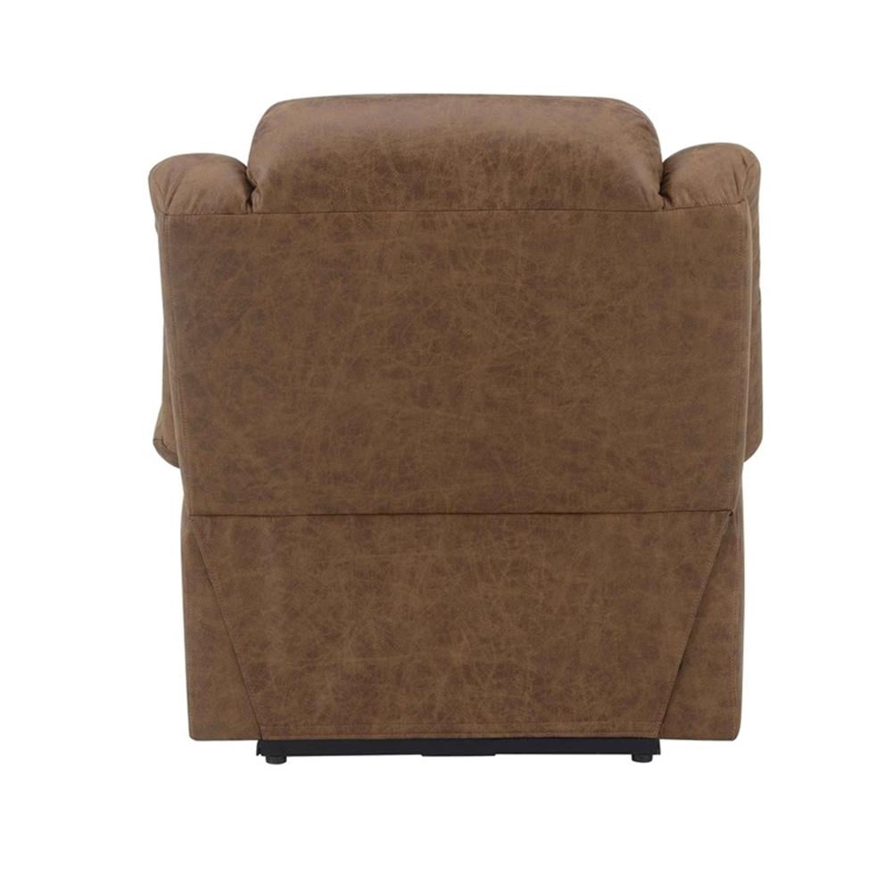 ACME Omarion Faux Leather Power Recliner with Lift/Heating and Massage in Brown