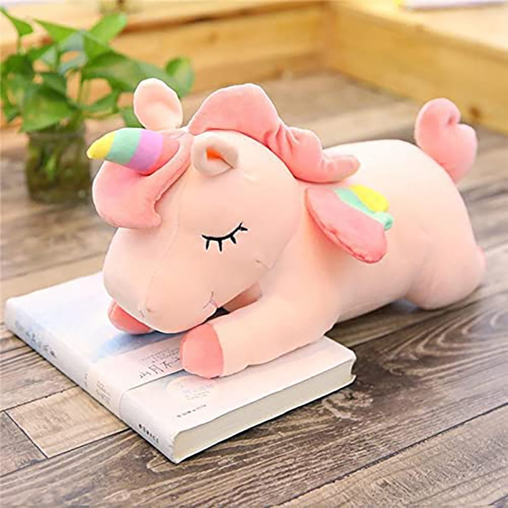 unicorn teddy pillow