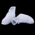 thumbnail image 2 of LOVIVER Chaussures de Pluie Imperméables Couvre-Bottes Antidérapantes Randonnée Vélo Surchaussures Réutilisables Blanc Blanc m, 2 of 8