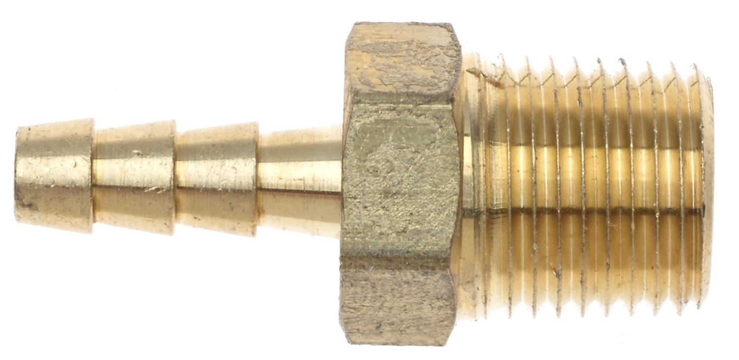 Male Pipe NPTF with Cone Seat (Barb Stem)