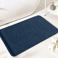 thumbnail image 5 of Todaioua Small Bathroom Rug 16x24 Inch Non Slip Fluffy Bath Mat for Bathroom Floor Washable Plush Premium Bath Rug for Tub Soft Shaggy Absorbent Shower Mat, 5 of 7