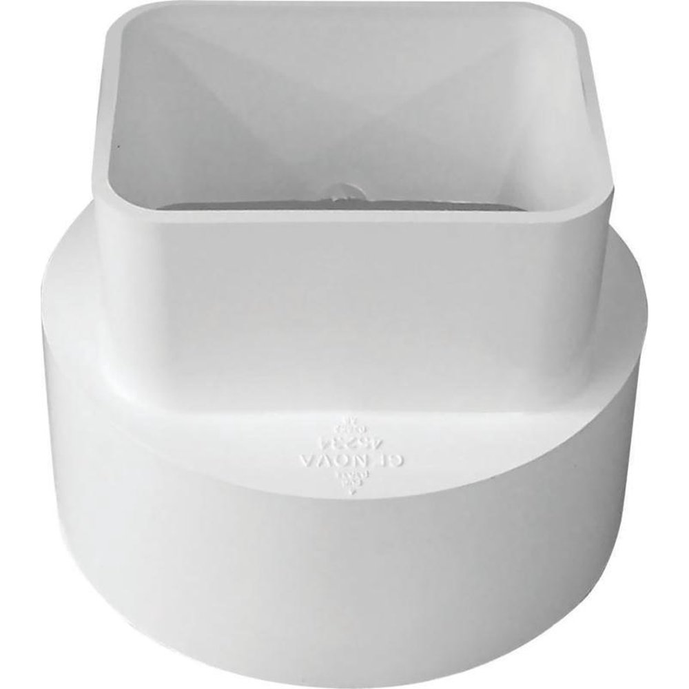 Duraspout 45234 Downspout Adapter, For Use With Raingo, Repla K or