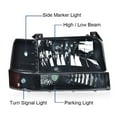 thumbnail image 5 of PIT66 Headlights, Fit for 92-96 Ford Bronco Smoke Lens Black Housing, 5 of 10