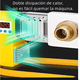 thumbnail image 5 of Kit Termofusor Pantalla Digital Con 6 dados Y Tijeras 1000w Amarilla, 5 of 5