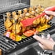 thumbnail image 5 of Juego de rejillas para parrilla, juego de bandejas para asar portátiles profesionales, juego de suministros para barbacoa, 5 of 8