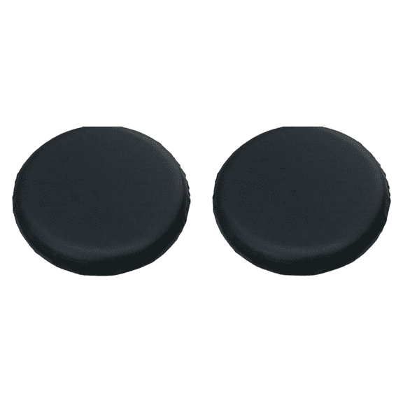 2PCS Round Bar Stool Cushion for 28-33cm Waterproof Covers Black