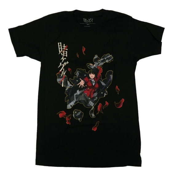 Kakegurui Mens T-Shirt -  Flicking Playing Cards