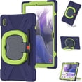 thumbnail image 3 of Funda protectora de color para Samsung Tab S7 Fe de 12,4 pulgadas con soporte para bolígrafo, anillo ajustable grande y protección contra golpes., 3 of 5
