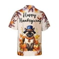 thumbnail image 2 of Happy Thanksgiving Siamese Welcome Thankful Fall Autumn Pumpkin Hawaiian Shirt Breathable Summer Unisex Merch Cat Lover Kitten Owner Gifts - 02021, 2 of 6