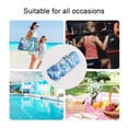 thumbnail image 5 of 2 Pack Wet Dry Bags,Ocean Wave Daisy Floral Waterproof Reusable Dual Zipper Bags for Swimwear, Gym Clothes, Toiletries, Baby Diapers, 5 of 8