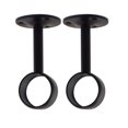 thumbnail image 1 of Sdtc Tech Soporte De Montaje En Techo Para Barra De Cortina De 1-1/4 Pulgadas, Soporte Para Barra De Brida De Acero Inoxidable, Soporte Para Extremo De Poste De Armario, Enchufe Con Tornillos A Juego,, 1 of 5