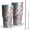 Multicolor Ethnic Geometric, variant on 30oz Pink Floral and Petal Pattern Tumblers Stainless Steel Tumbler with Lid and Straw,Vacuum Insulated Double Wall Travel Tumbler Cups Mug with Cleaning Brush for Coffee,Tea