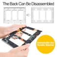 thumbnail image 4 of Yayeee Rocker Switch Wall Plate 2-Gang 4.7"x4.6" Home Decorative Outlet Cover, Cartoon Dinosaur, 4 of 6