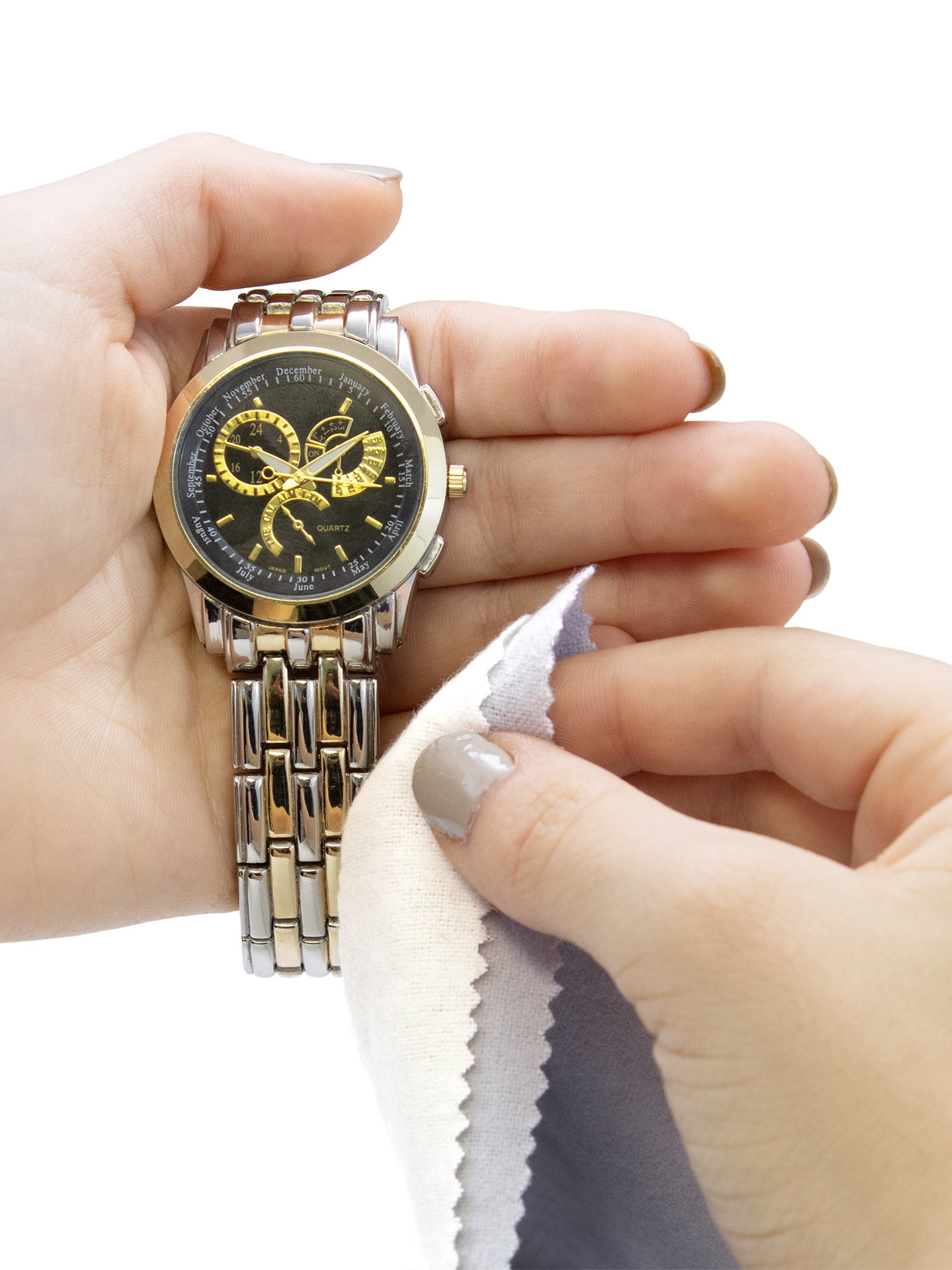Timelab Microfiber Watch Jewelry Handling Inspection Polish