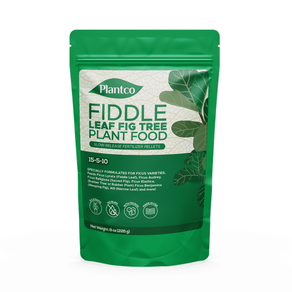 PLANTCO Fiddle Leaf Fig Fertilizer Granules | Feeds Fig Plants up to 6 Months (8 oz)