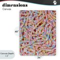 thumbnail image 4 of Stupell Industries Eclectic Pastel Candy Necklace Canvas Art, 36 x 48, by LISH Creative, 4 of 8