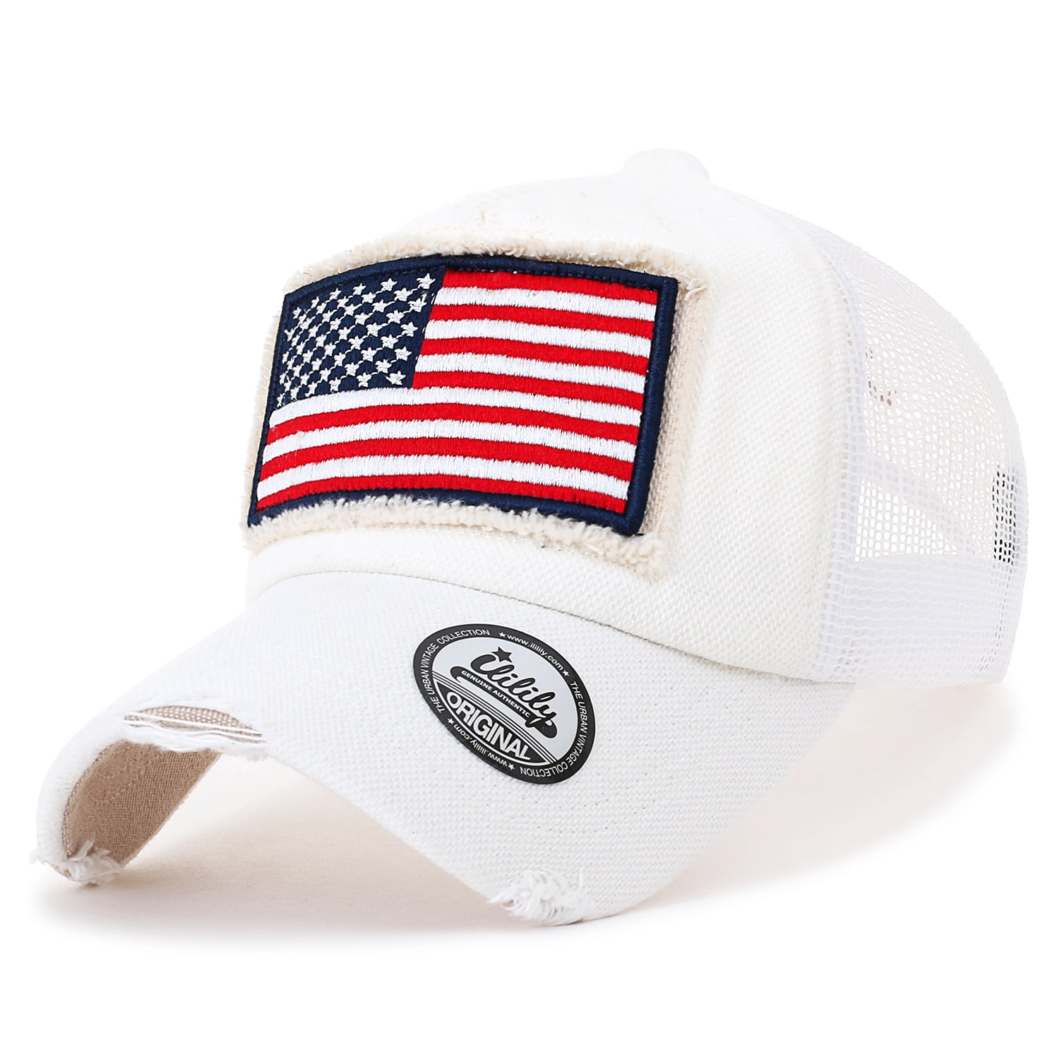 ililily Authentic Most Modern Vintage Distressed Mesh Trucker Hat Baseball Cap