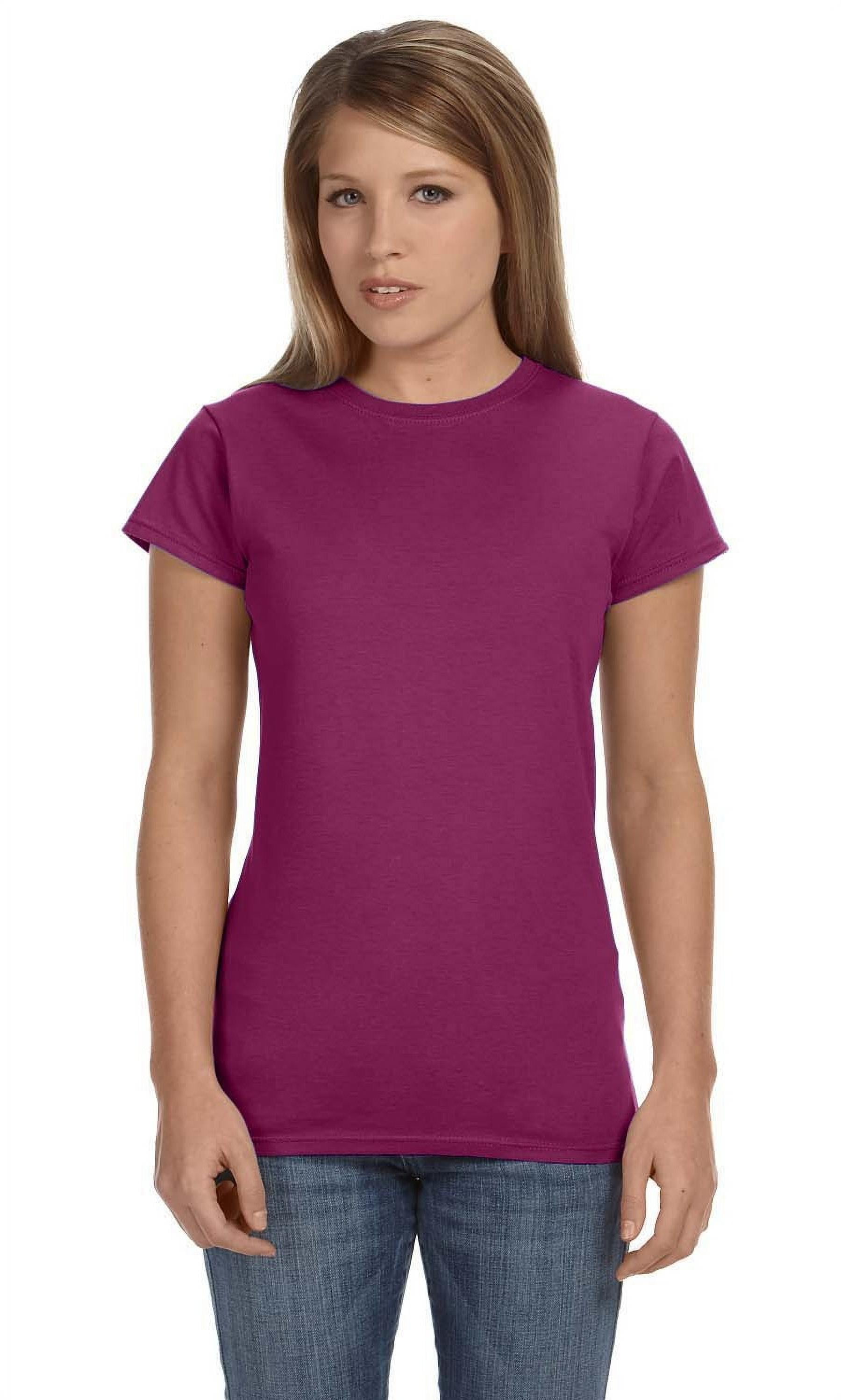 Gildan Ladies Softstyle 45 oz Fitted 