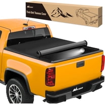 Nilight Soft Roll Up Truck Bed Tonneau Cover Compatible with Chevy Colorado/GMC Canyon 2015 2016 2017 2018 2019 2020 2021 2022 2023 2024 2025 5.2ft