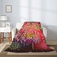 thumbnail image 2 of Gaeub Fireworks Print Flannel Throw Blanket, Home Fleece Throw Blanket for Couch or Bed,Decorative Blankets,Lightweight Fuzzy Flannel Blanket-40"x30", 2 of 6