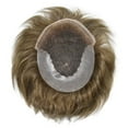 thumbnail image 4 of Hair System for Men French Lace Man Hair Units Clear Poly Men's Toupee Hair Prosthesis 7X9 #5, 4 of 6