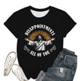 thumbnail image 4 of Disappointments All of You Jesus Graphic Tees for Women 2026 Summer Casual Short Sleeve Crewneck Funny Christian T Shirts, 4 of 4