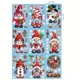 thumbnail image 4 of 103 piezas de calcomanías navideñas para ventanas, calcomanías navideñas con copos de nieve y gnomos para ventanas de vidrio, envío directo, 4 of 5