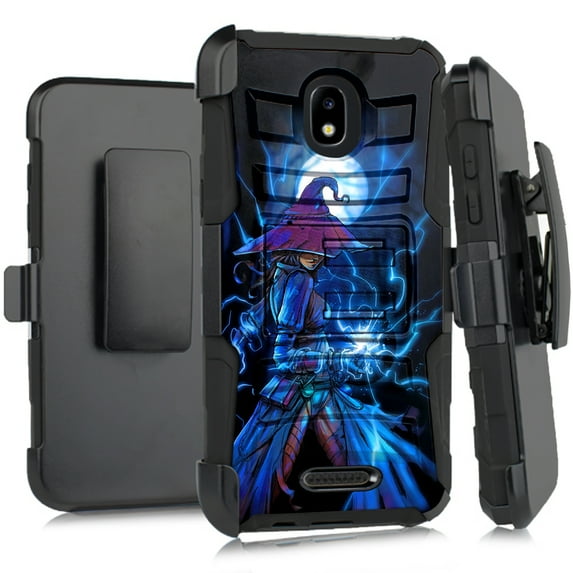 DALUX Hybrid Kickstand Holster Phone Case Compatible with Wiko Life C201AE - Magic Sorceress