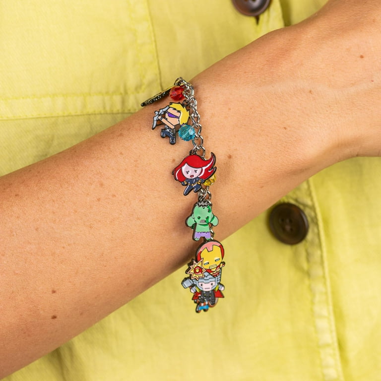 Disney Marvel Superhero Charms Bracelets Avengers Cute Ename