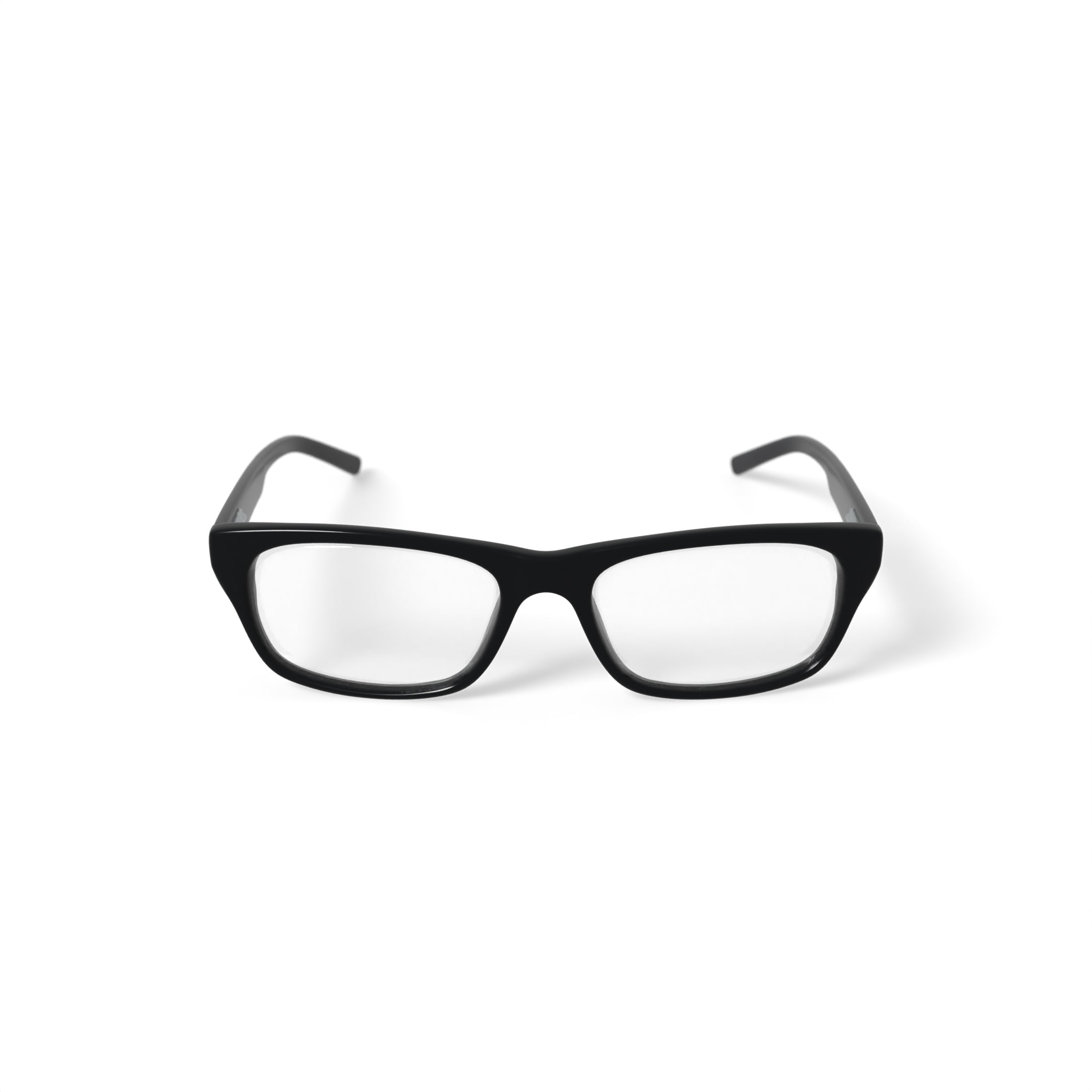 Walmart FM14086 Men's Rectangular Prescription Eyeglasses with Case, Black