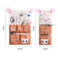 thumbnail image 3 of Household Cotton Linen Hanging Storage Bag Wall Shelf Closet Hanging Storage Organizer Over Door Pocket Pouch Kitchen Organizer, 3 of 10