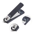 thumbnail image 3 of Unique Bargains 2pcs Nail Clipper With Key Ring Set 3.31"x 0.67" Navy Blue, 3 of 6