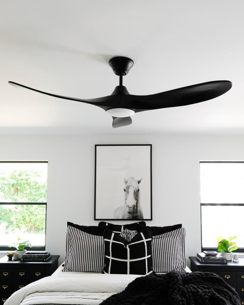 3 Blade 52 inch Ceiling Fan with Light Kit-Aged Pewter Finish-Light Grey Weathered Oak Blade Color Bailey Street Home 96-Bel-3087740