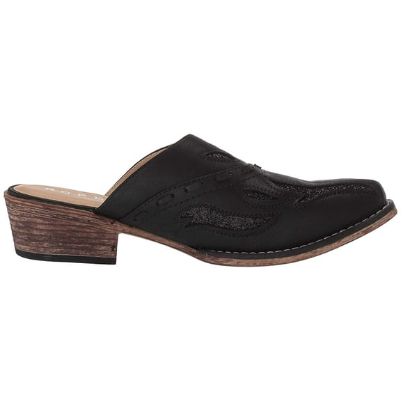 Women's Whipstitched Mule Shoes Snip Toe - 09-021-1564-2512 BL 8.5 M