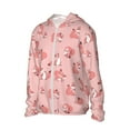 thumbnail image 2 of Pofeuu Fox Print Sun Protection Outdoor Lightweight Full Zip UV Cooling Hoodie Long Sleeve Summer Clothing for Outdoor Hiking-X-Large, 2 of 5