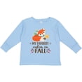 thumbnail image 3 of Inktastic October Favorite Color is Fall Girls Long Sleeve Toddler T-Shirt, 3 of 5
