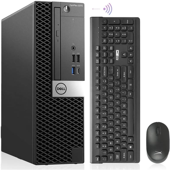 Restored Dell OPTIPLEX 5070 Desktop PC, Core i7-9700 up to 4.7GHz, 32G RAM, 1TB SSD, HDMI, WiFi, BT, Windows 11 Pro