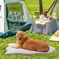 thumbnail image 4 of Gymax Dog Sleeping Mat Waterproof Dog Crate Pad Bed Mat with Memory Foam Support White, 4 of 8