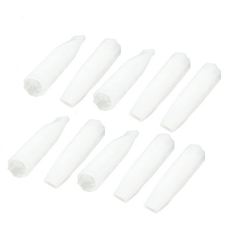Unique Bargains 10pcs Disposable Caps 5F Clear for Makeup Tattoo Eyebrow Needle