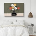 thumbnail image 2 of PixonSign Canvas Print Wall Art Yellow, White, Red Daisies in Vase Floral Wilderness Illustrations Modern Art Rustic Colorful Multicolor Ultra for Living Room, Bedroom, Office - 24"x36", 2 of 5