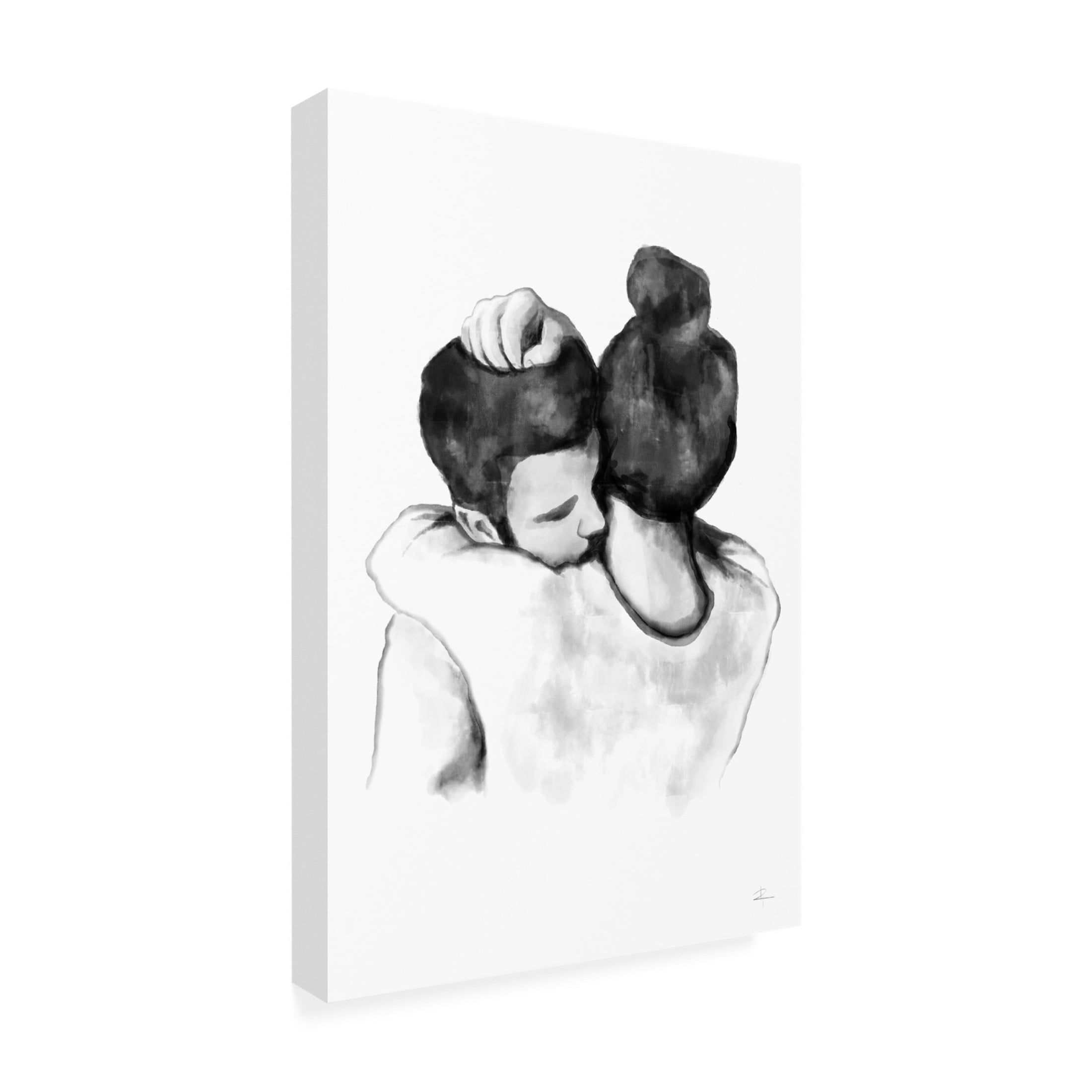 Canvas Wall Art - Pictufy Studio Ii 'Comfort' Wall Art for Living Room, Bedroom, or Office Décor by Trademark Fine Art - 30 x 47 Inches