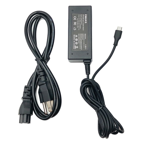 Pre-Owned Genuine EMAKS 45W AC Adapter SK90A200225 USB-C Laptop Charger