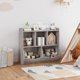 thumbnail image 4 of Qinaqin |11985|3-Tier de Profundidad Madera Toy Organizador & Bookshelf 5-Section Book Rack cm Profundidadaycare Furniture Toddler Gabinete para Jardín Infantes Guardería Playroom o de, 4 of 7