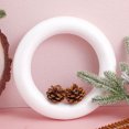 thumbnail image 3 of 6pcs Foam Wreath Forms Round Foam Circles White Polystyrene Wreath Rings For Diy Crafts Wedding Decorations Christmas Holiday Decor, 3 of 9