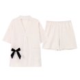thumbnail image 2 of Pijamas De Mujer con Patrón De Oso,Pijamas De Mujer con Patrón De Oso Conjunto De Ropa De Dormir para Mujer Traje De Pijama para Mujer Construcción Robusta, 2 of 13